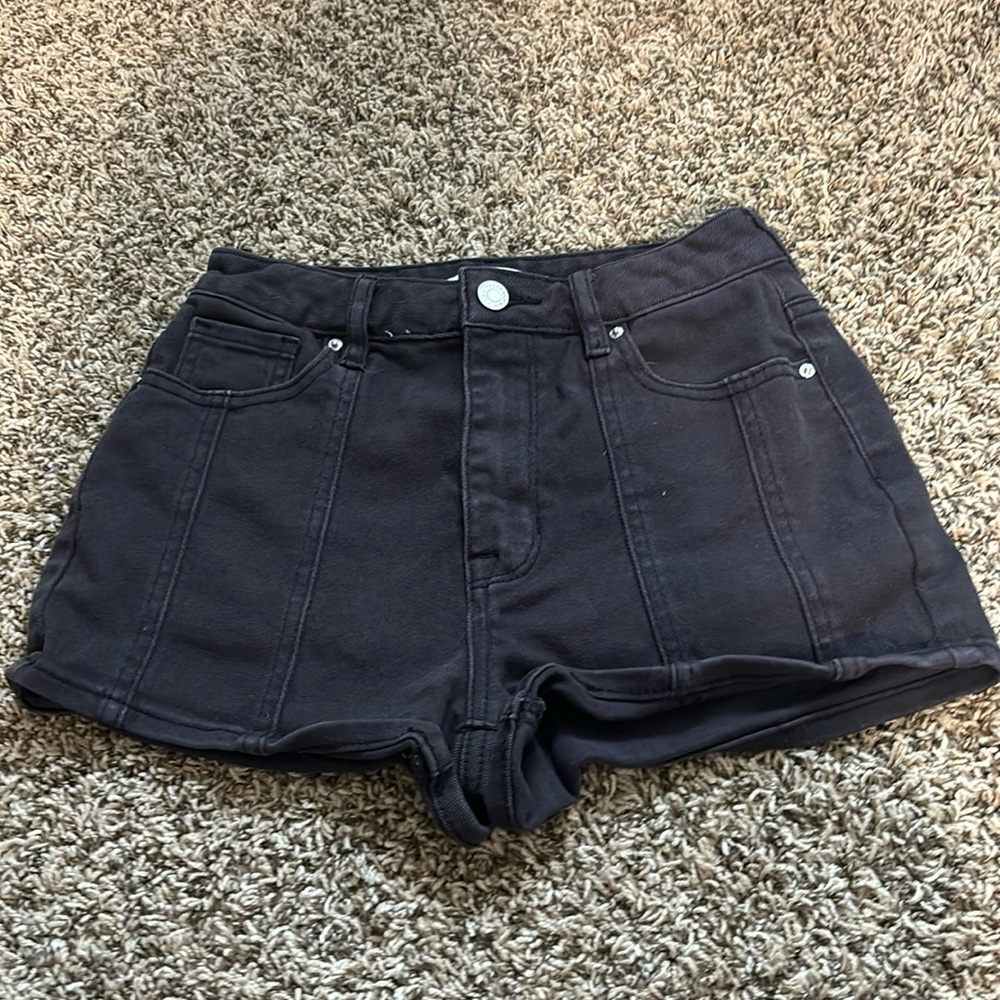Black pacsun high rise shorts! Size 24